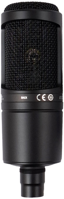 audio-technica 鐵三角 心形指向性電容型麥克風 原廠保固, AT2020XLR, 黑色