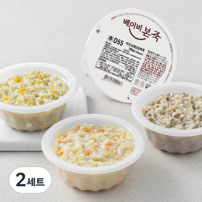 베이비본죽 후기 이유식(9~11개월) E세트, 720g, 2세트