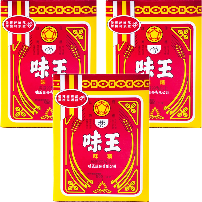 味王 味精, 500g, 3盒