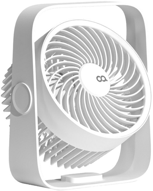 오아 스퀘어프로 BLDC 무선 미니 탁상용 벽걸이 선풍기, OFN-056WH, 화이트