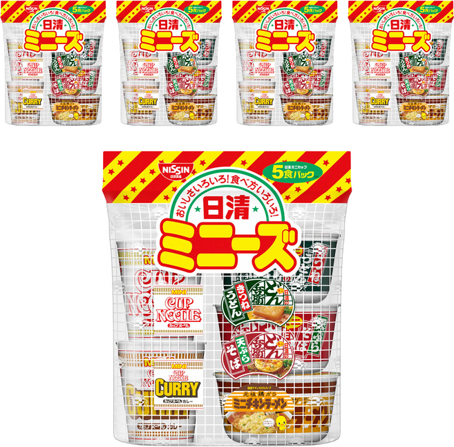 NISSIN 日清 迷你杯麵5入組, 5組