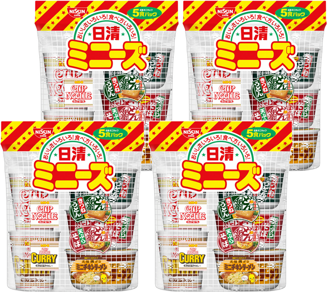 NISSIN 日清 迷你杯麵5入組, 4組