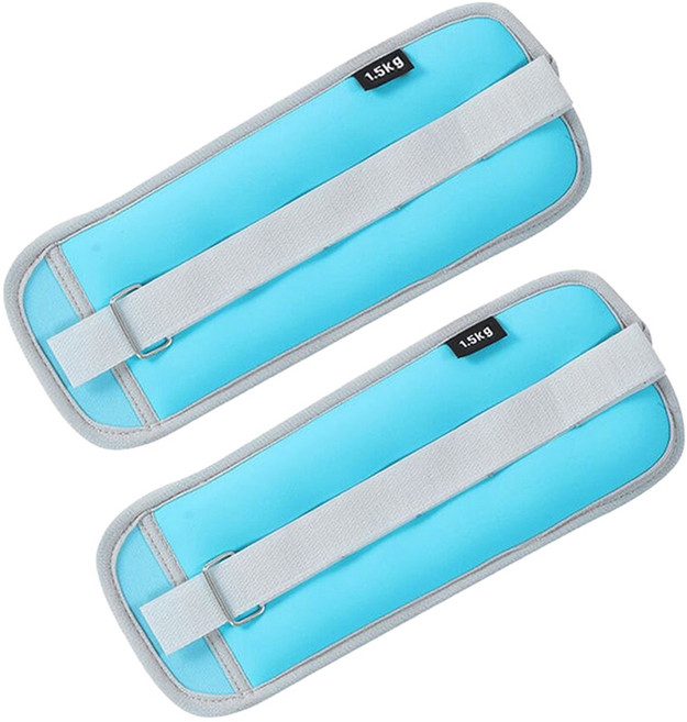 피어니스트 중량밴드 발목 모래주머니 2p, 블루, 1.5kg