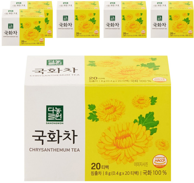 다농원 국화차 티백, 400mg, 20개입, 6개