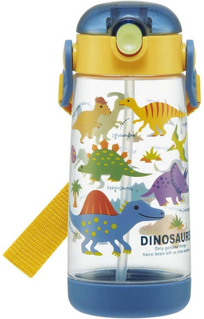 Skater PET吸管水壺, 恐龍圖鑑, 480ml, 1個