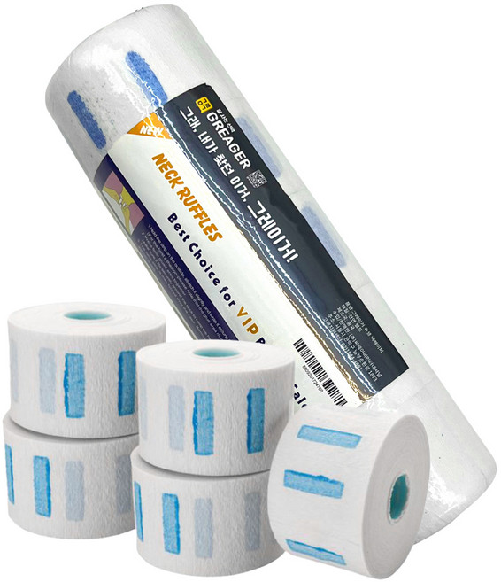 그레이거 헤어커트용 위생 넥페이퍼, 5개