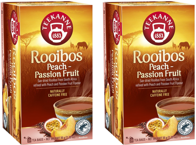 티칸 피치앤 패션후르츠 루이보스, 1.75g, 20개입, 2개