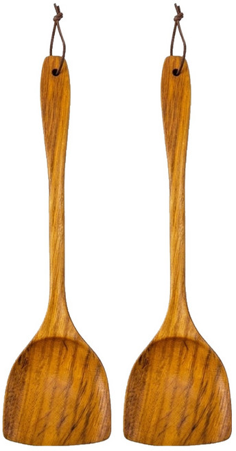 MIKA HOUSE 橘之屋 木鏟/扁柄 37.5 x 9.5 x 1cm, 木色, 2個