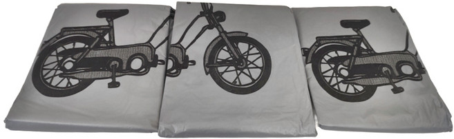 DAMAI 機車罩 Set 3個 腳踏車/摩托車/電動機車皆可用, 黑色