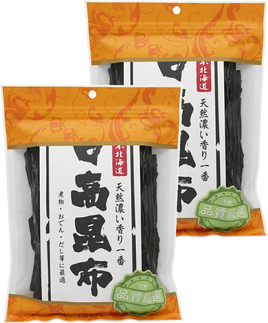 WON LAI WON 旺來旺 日本北海道日高昆布, 100g, 2包