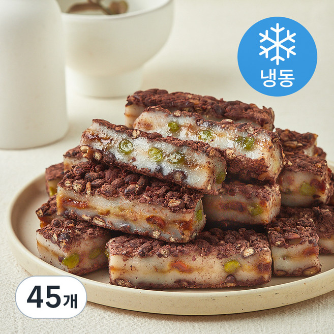 떡편 호박 팥 시루 찰떡 (냉동), 50g, 15개입, 3박스