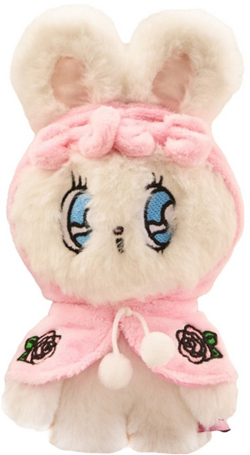 Esther Bunny 艾絲樂小兔 絨毛玩偶 斗篷款, 12cm, 白色, 1個