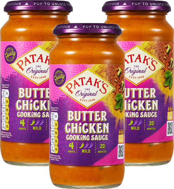 대상 파탁스 버터 치킨용 쿠킹 소스, 450g, 3개