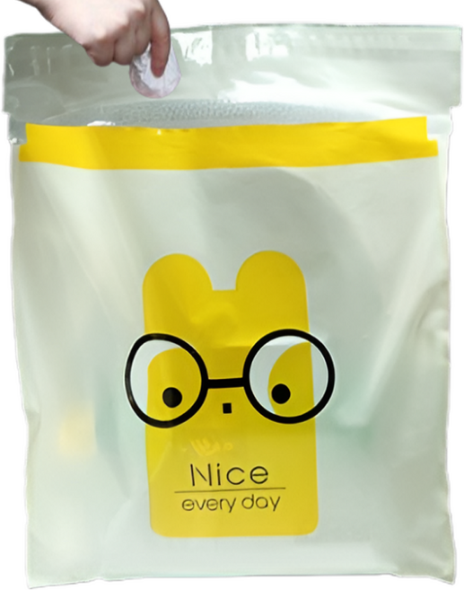 홈앤코 접착식 쓰레기 봉투, 옐로우, 80개