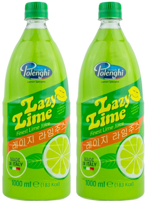 레이지레몬 라임 주스, 1L, 2개