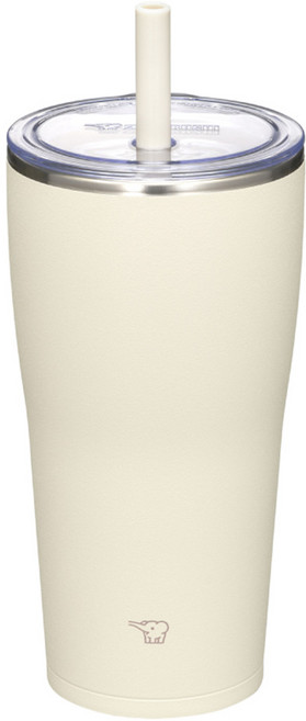 ZOJIRUSHI 象印 不銹鋼真空吸管杯 SX-HA72H-CM, 720ml, 1個, 燕麥杏