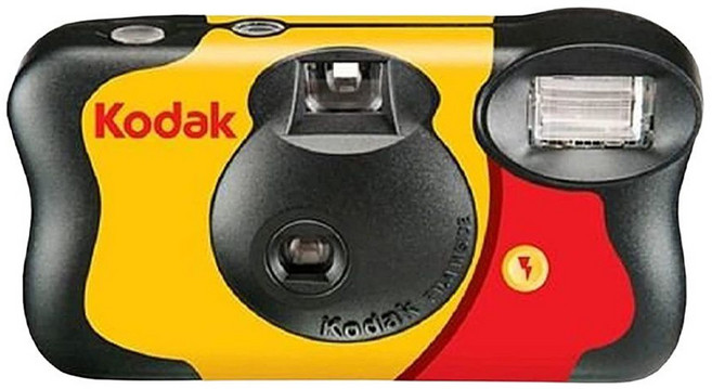 Kodak 柯達 Funsaver 一次性即可拍 底片相機 ISO800 27張, 1台