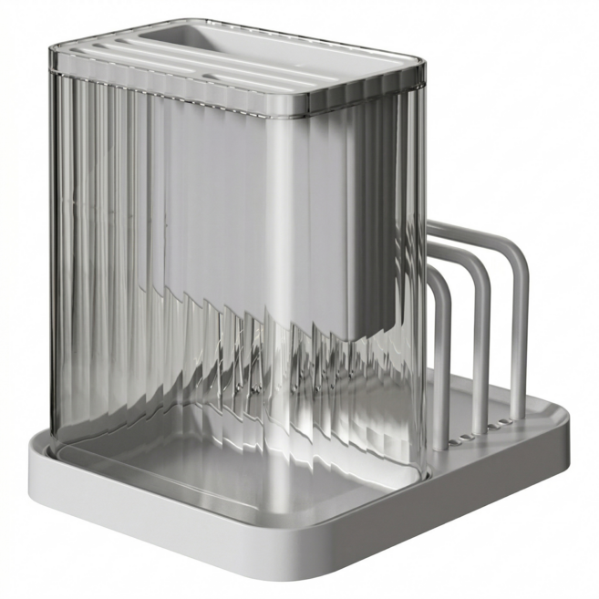 Couselect 多功能廚房刀架 收納組合架, 高級灰, 1個