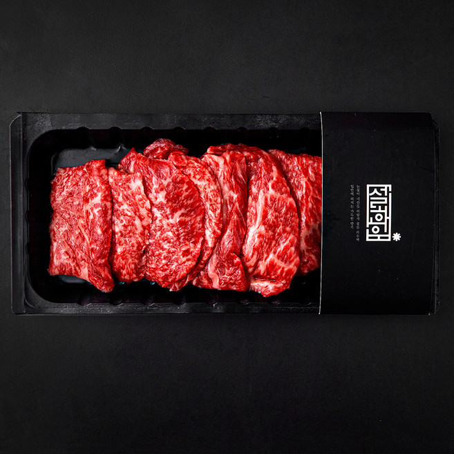 설화우 한우 삼각살 1+등급 구이용 (냉장), 200g, 1개