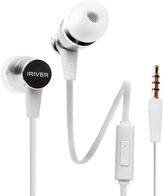 아이리버 커널형 유선 이어폰, BHC-180, 화이트
