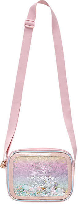 뉴발란스키즈 여아용 글리터 크로스백