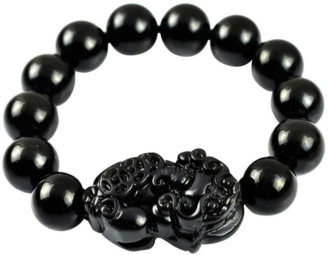 財旺神佑 黑曜石貔貅手鍊