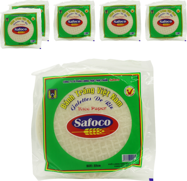 Safoco 圓形米紙 22cm, 300g, 6個