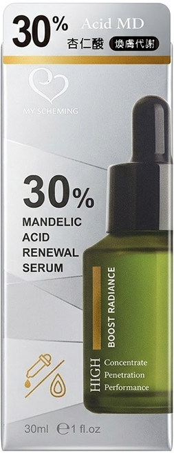 MY SCHEMING 我的心機 30%杏仁酸淨透煥膚精華, 30ml, 1件