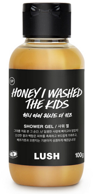 러쉬 허니 아이 워시드 더 키즈 샤워 젤, 100g, 1개
