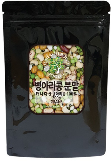 캐나다산 병아리콩 분말, 200g, 1개