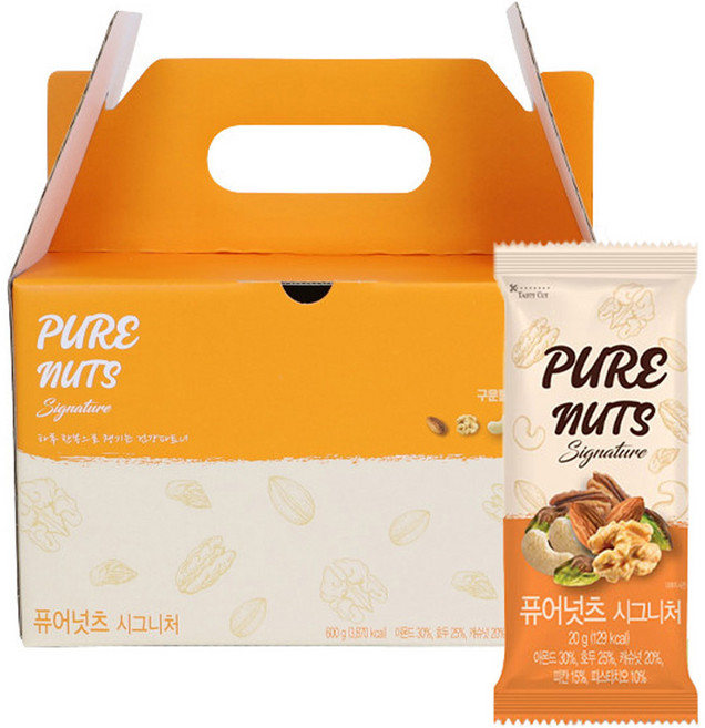 에코밀 퓨어넛츠 시그니쳐 견과 세트, 20g, 30개