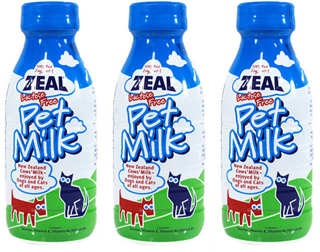 질 뉴질랜드 펫밀크 강아지 우유, 우유맛, 380ml, 3개