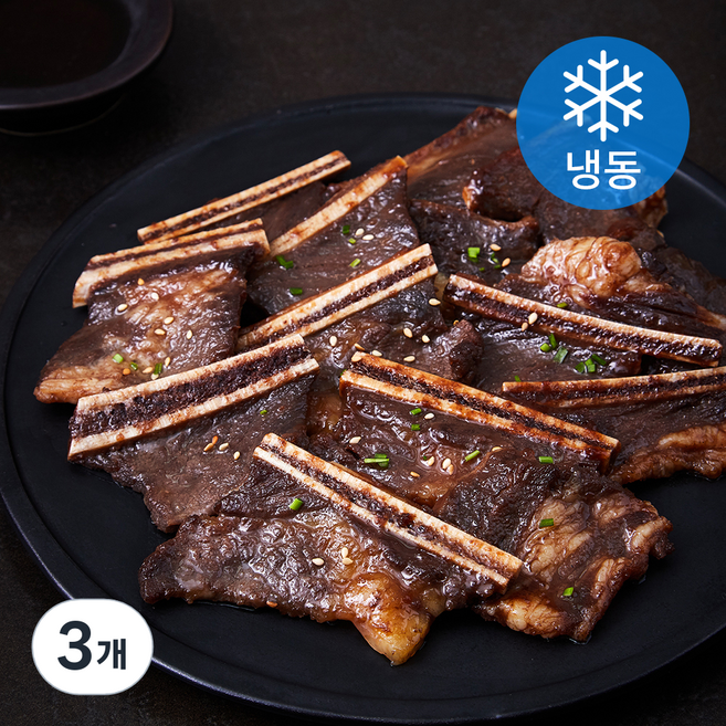 다맛나고 양념 한입 LA갈비(냉동), 500g, 3개