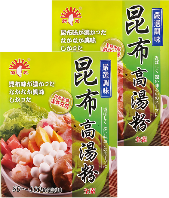 新光洋菜 昆布高湯粉, 600g, 2盒
