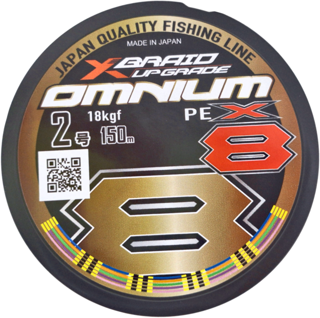 XBRAID UPGRADE OMNIUM X8 8股 PE線 彩色線 布線 母線 釣線 2號, 藍色 + 橘色 + 綠色 + 紫粉 + 粉色, 1個