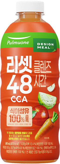 풀무원 리셋클렌즈 48시간 CCA주스, 1개, 960ml