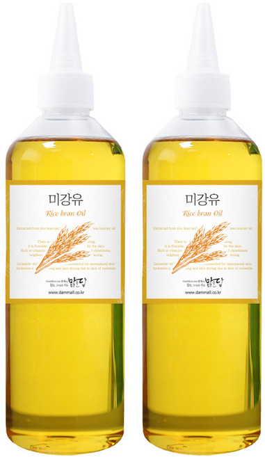 맑을담 미강유 오일, 300ml, 2개