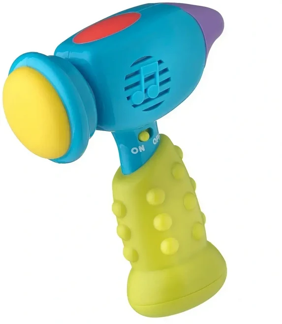 playgro 培高 聲光敲敲槌 4種聲音 1-3歲+, 1個