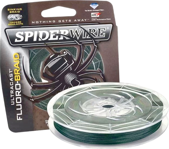 SPIDERWIRE ULTRACAST FLUORO BRAID 競技用線 GORE纖維 Dyneema, 高比重碳纖PE線 藍色, 1個
