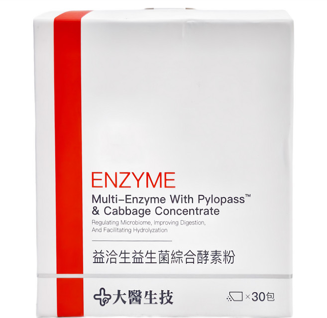 大醫生技 益洽生益生菌綜合酵素粉, 30包, 1g, 1盒