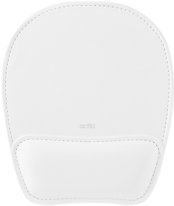 엑토 팜레스트 손목 보호 받침 마우스패드 MP-55, 화이트, 1개