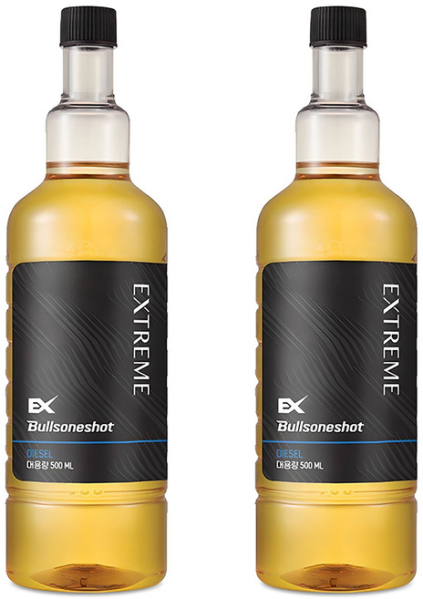 불스원 익스트림 연료첨가제 디젤 500ml, 2개, 디젤/경유 - 연료첨가제