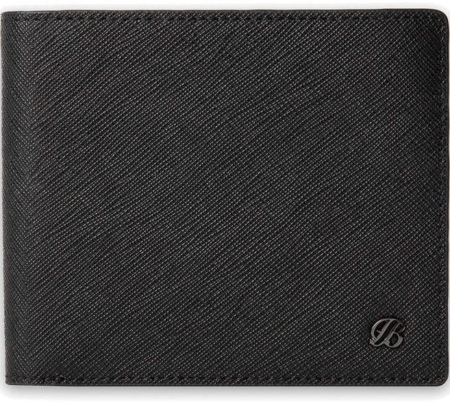 블랑플뢰르 이니셜 사피아노 소가죽 남성 반지갑 WS1CF0142BK