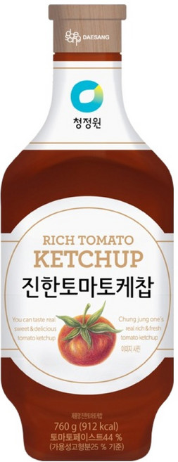 청정원 진한 토마토 케찹, 760g, 1개