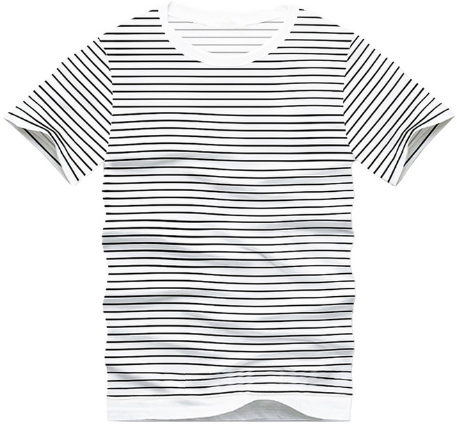 블루포스 남성용 헤레딘 스트라이프 반팔 티셔츠
