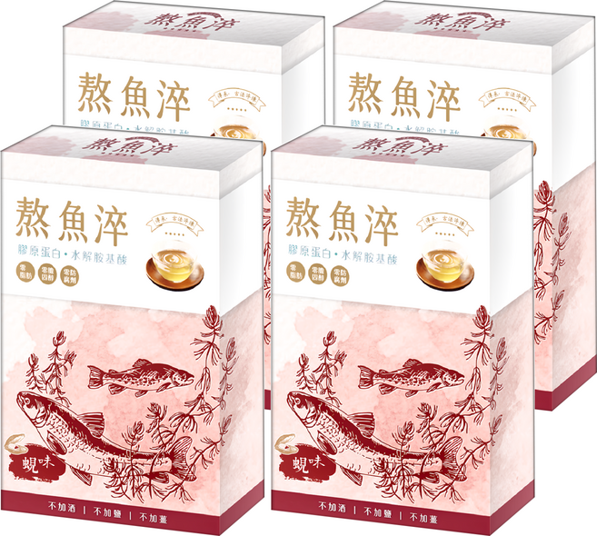 Fresh&Tasty 虱故鄉 熬魚淬 補氣蜆味, 3包, 70ml, 4盒