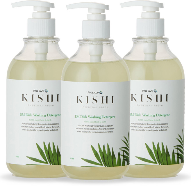 키쉬 아기젖병 주방세제, 300ml, 3개