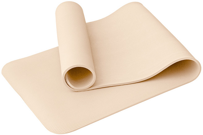 코멧 NBR 10mm 요가매트, 베이지, 1개