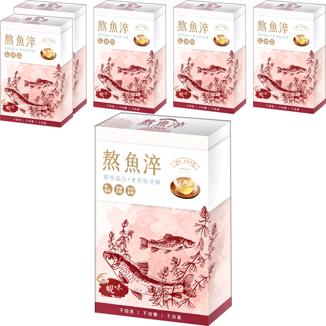Fresh&Tasty 虱故鄉 熬魚淬 補氣蜆味, 3包, 70ml, 6盒