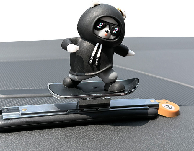 카템 슬라이딩 힙베어 피규어, 블랙, 1개